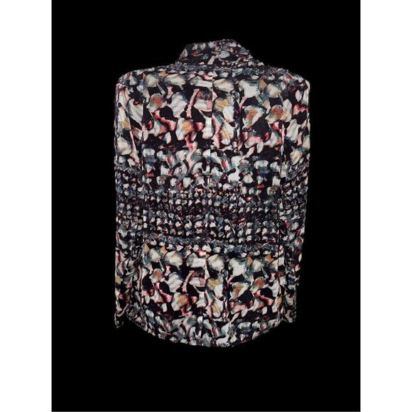 EXCLUSIVELY UNIQUE RARE WOMEN Cartonnier Anthropologie Ardsley Abstract Floral B - Picture 3 of 16